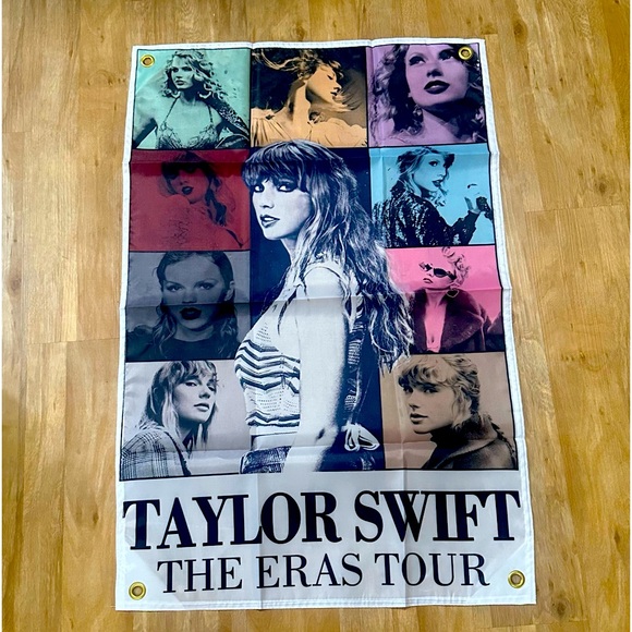 Taylor Swift Accessories - TAYLOR SWIFT FLAG SWIFTIE BANNER POSTER ERAS TOUR TAPESTRY 3’ x 2’